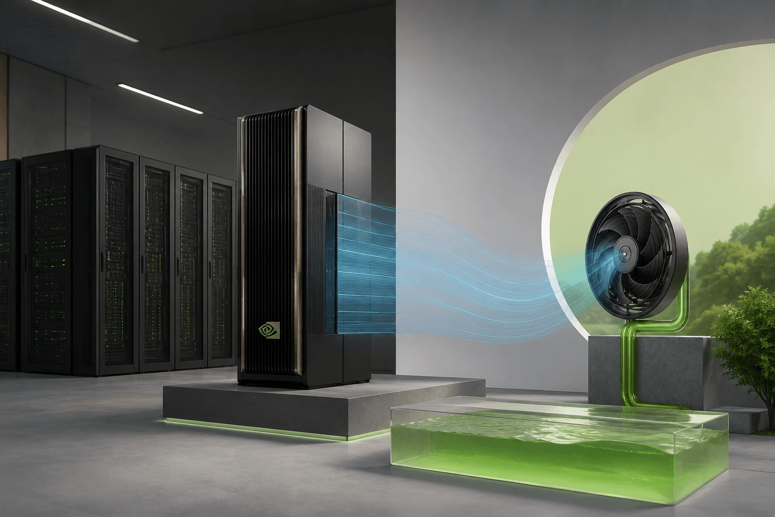 Resfriamento a 45°C: Como a NVIDIA está revolucionando a eficiência energética em data centers de IA