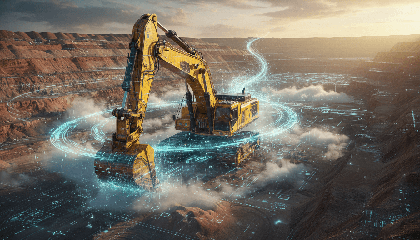 Caterpillar transfere 30 anos de automação em mineração para implementação de IA